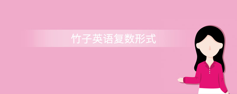竹子英语复数形式