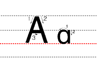 24个大小写字母表