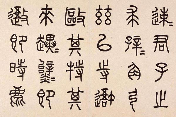 毛笔字分几种字体