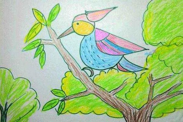 蜡笔画怎么涂色好看