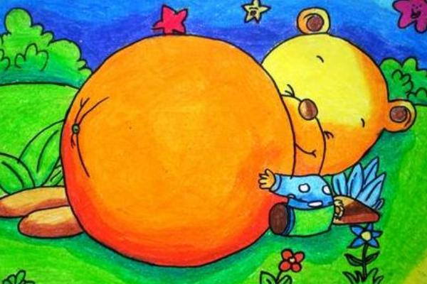 蜡笔画怎么涂色好看