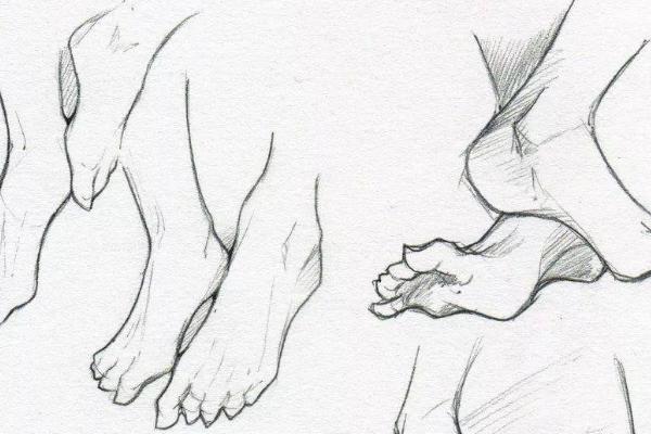 动漫人物的脚怎么画，首先确定好动作和位置再上色