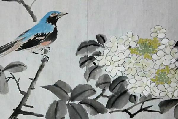 要怎么画国画中的花鸟画，注意宾主虚实、开合叠压等