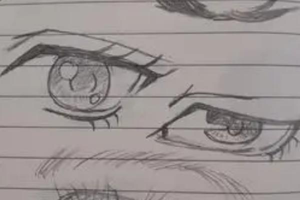 漫画人物的眼睛怎么画，可以先多临摹