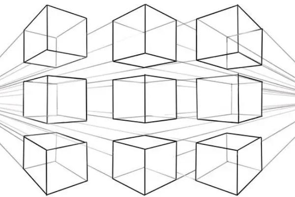 初学者怎么画透视，要有正确的透视基础理论和结构