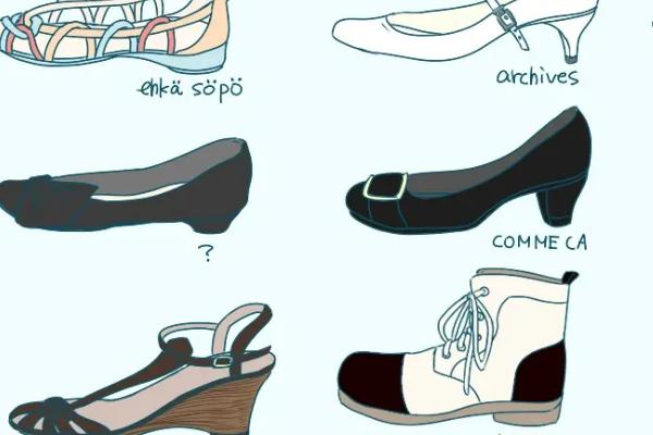 动漫人物的鞋子怎么画，首先要了解鞋子的结构