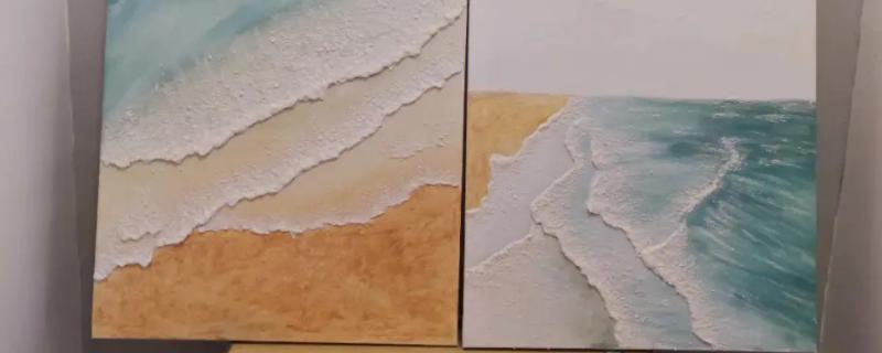 石英砂画为什么要用丙烯,丙烯颜色鲜艳且价格便宜