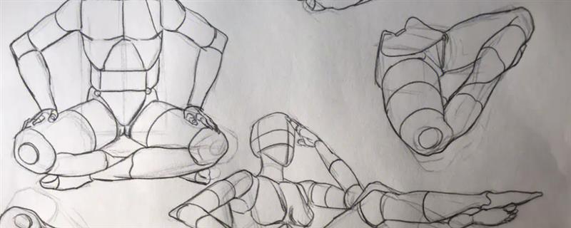 如何才能画好人体线稿,首先要了解人体的结构