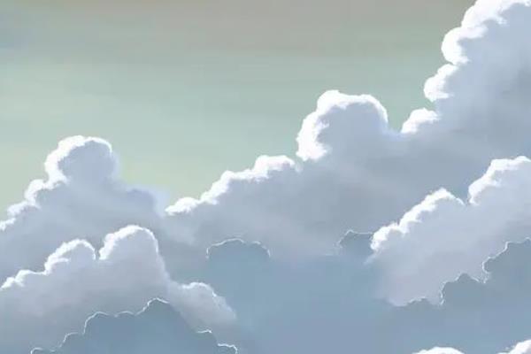 插画云朵的阴影如何调色，钻则灰色来绘制固有色