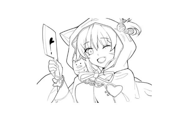 怎么画漫画透视，先将构图按照物体上下左右顺序划分好