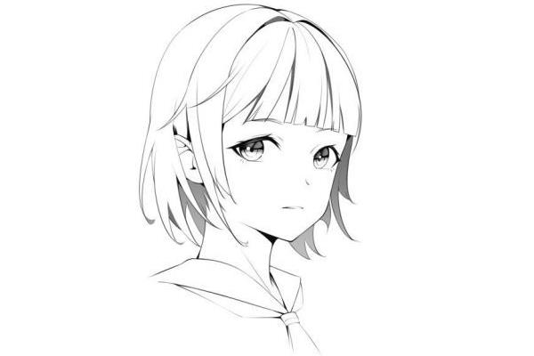 怎么画漫画透视，先将构图按照物体上下左右顺序划分好