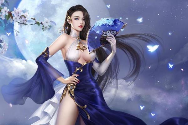 古风游戏原画绘画的练习方法，首先需要注意构图