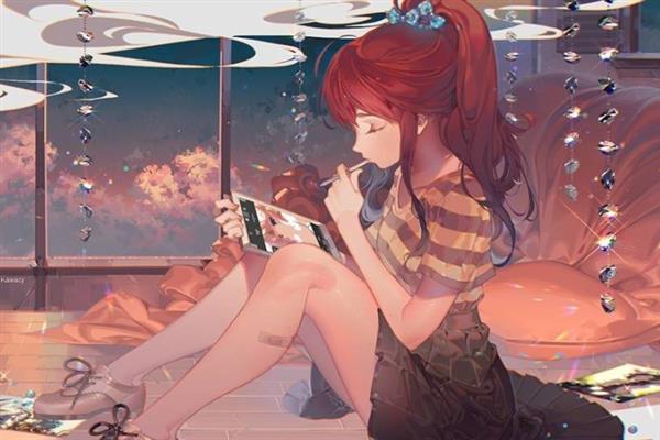 动漫插画阴影的绘画方法，根据光源的发出方向决定阴影位置