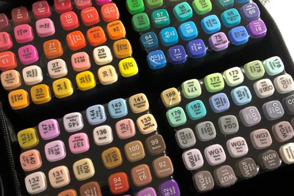 马克笔推荐品牌，Copic马克笔适合艺考