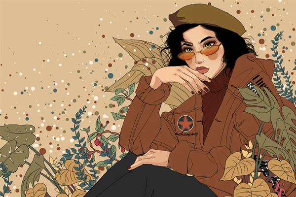 小清新风格插画的种类，分为治愈风和森系风