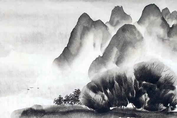 水墨画的特点，是一种极具名族特色的绘画艺术形式