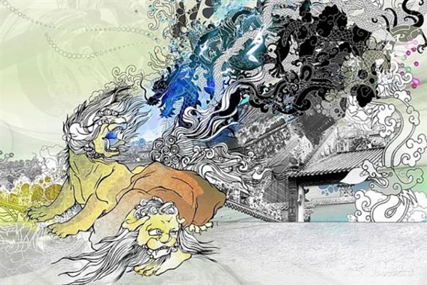 白茶插画师有什么作品，《喜干》、《就喜欢你看不惯我又干不掉我的样子》很受网友喜爱