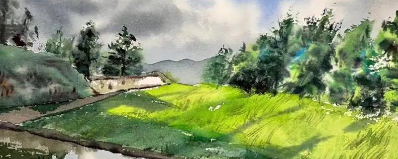画水彩画能用水粉的颜料代替吗，可以但是效果不好