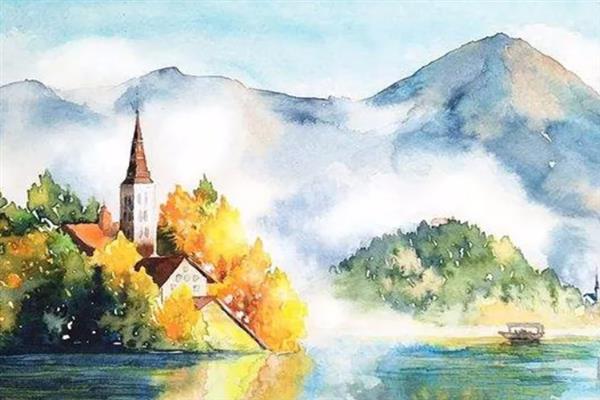 画水彩画能用水粉的颜料代替吗，可以但是效果不好