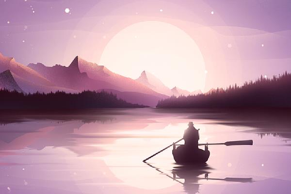 渐变插画的含义，是指一种特殊的上色手法