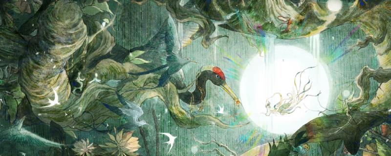 学习古风插画可以找什么工作，美术场景设计、图书出版等岗位均可胜任