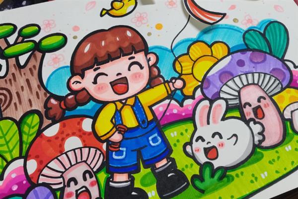 马克笔画的画能保存多久，保存十几年都没啥问题