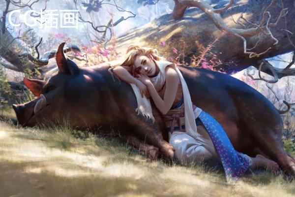 手绘插画和CG插画的区别，画法和使用工具均不同