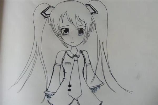 马克笔画漫画的步骤，需要先绘制一个草图