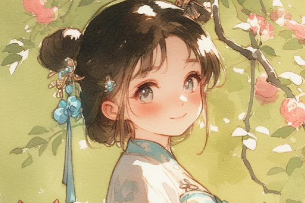 插画五官的练习方法，勾勒头部的形状后再确定五官位置