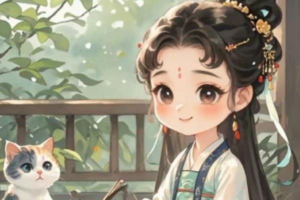 插画五官的练习方法，勾勒头部的形状后再确定五官位置