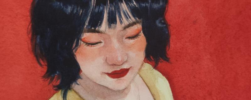 插画如何画出自然的腮红,添加高斯模糊能产生渐变的模糊效果