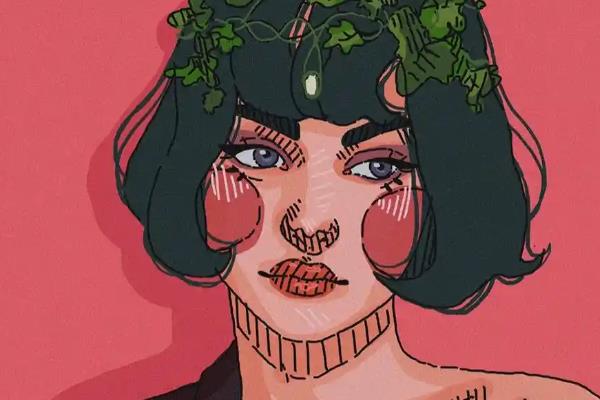 插画如何画出自然的腮红，添加高斯模糊能产生渐变的模糊效果