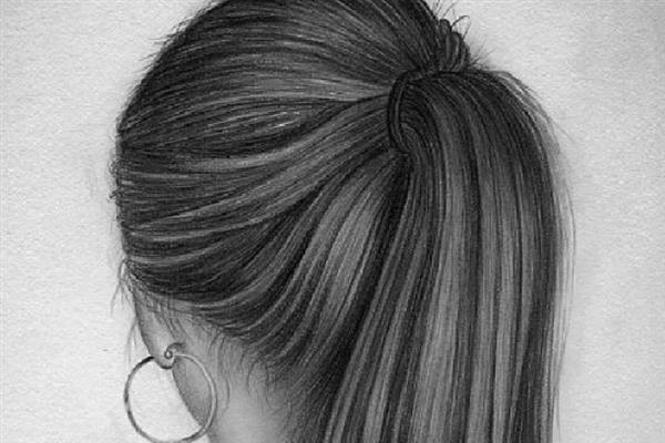 素描头发如何画，需要根据脸型起线稿