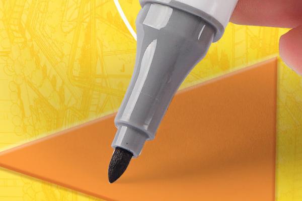 马克笔0号笔的作用，可以消除痕迹还能晕染颜色