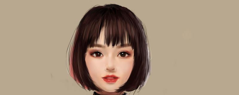 插画人物齐刘海怎么画，首先要了解刘海的结构
