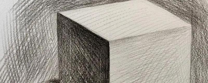 怎么画素描正方体的阴影，要注意影子的虚实变化
