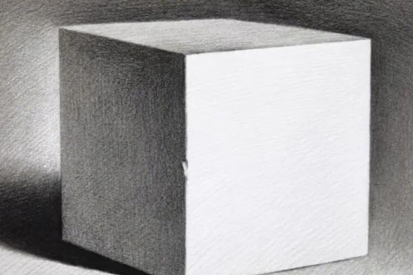 如何用铅笔画正方体，首先找出正方体的高度和宽度