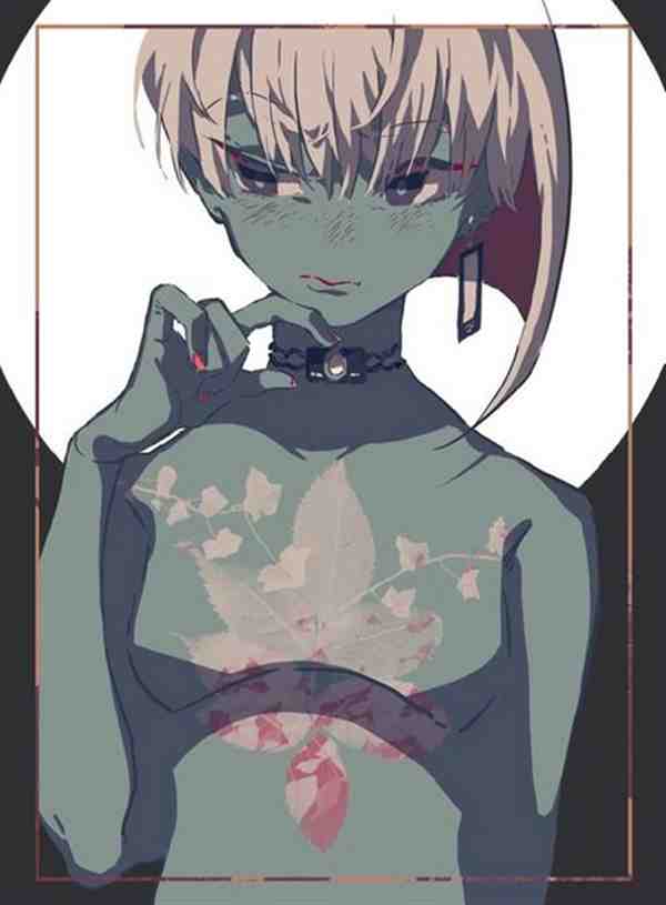 pixiv插画师手绘励志卡通动漫人物