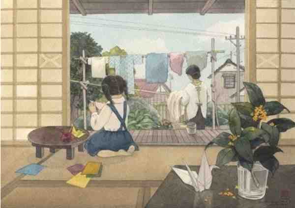 日本知名水彩画家金沢まりこ插画作品欣赏