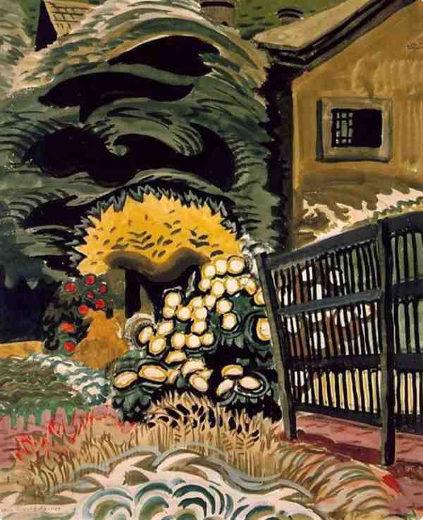 艺术家伯奇菲尔德 Burchfield 充满想象力的水彩风景作品