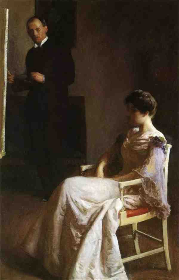 美国印象派画家 Joseph DeCamp 绘画作品欣赏