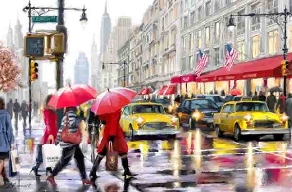 英国作家Richard MacNeil 的水粉画作品欣赏