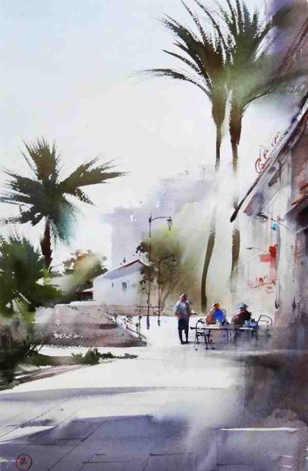 俄罗斯著名水彩画家 Ilya Ibryaev 的朦胧美作品