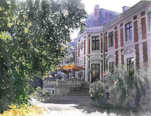 画家Michal Suffczynski风景水彩作品