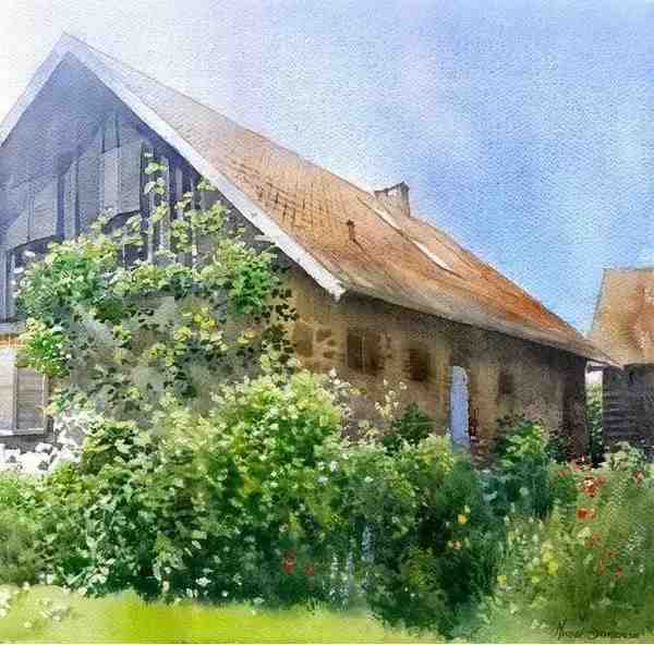 艺术家 Michal Suffczynski 画风明亮清新的水彩作品