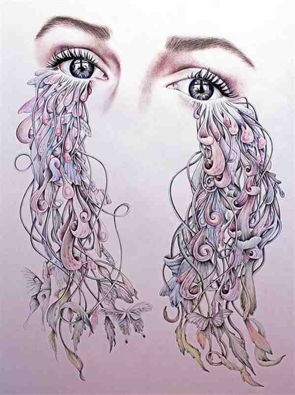 抽象美女人物插画图片大全精选