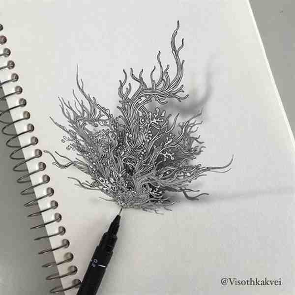 令人难以置信的创意手绘插画图片