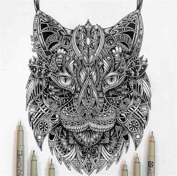 形神兼备超精细手绘肖像画图片