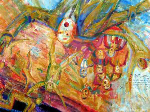 创意的墙面艺术涂鸦图片作品