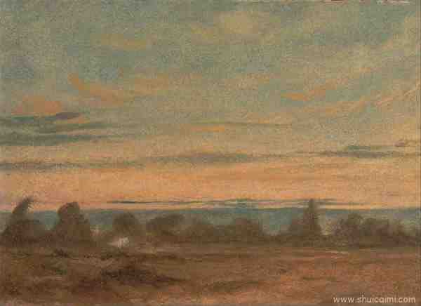 约翰·康斯太勃尔绘画之自然风光经典图片